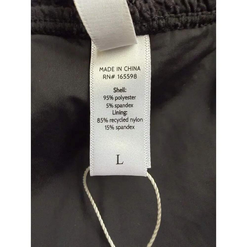Andie x Mindy The Bikini Bottom NWT size XL in Black Textured Swimsuit